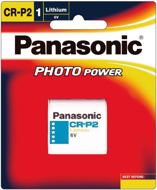Panasonic CR-P2 Battery with Original Packaging