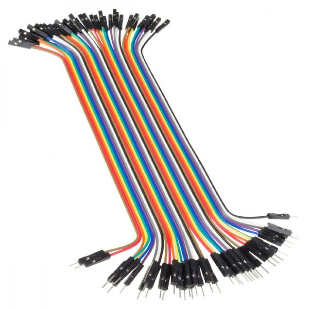 Jumper Wire 2,54mm 3fach Set Kabelsteckbrücken für Breadboard