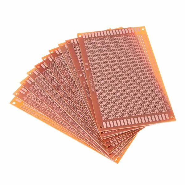 ⁦PCB Board 9x15cm - Universal 2.54mm Hole Pitch DIY Prototype Paper Printed Circuit Board Panel Single Sided Board⁩ - الصورة ⁦2⁩