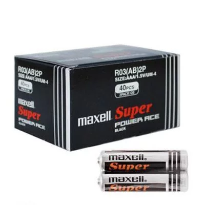 Maxell Super AAA Battery - Box of 40 Pieces