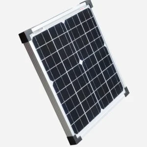Solar Panel 12V 20W, Weatherproof Monocrystalline Solar Panel