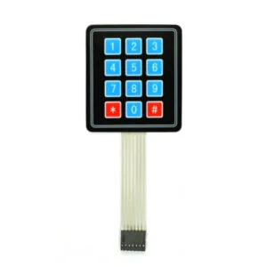 Keypad 4×3, 12 Key Membrane Switch Keyboard