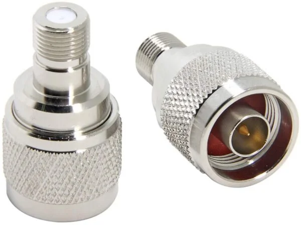 N-Male to F-Female Connector Adapter RF Coaxial Coax Convertor