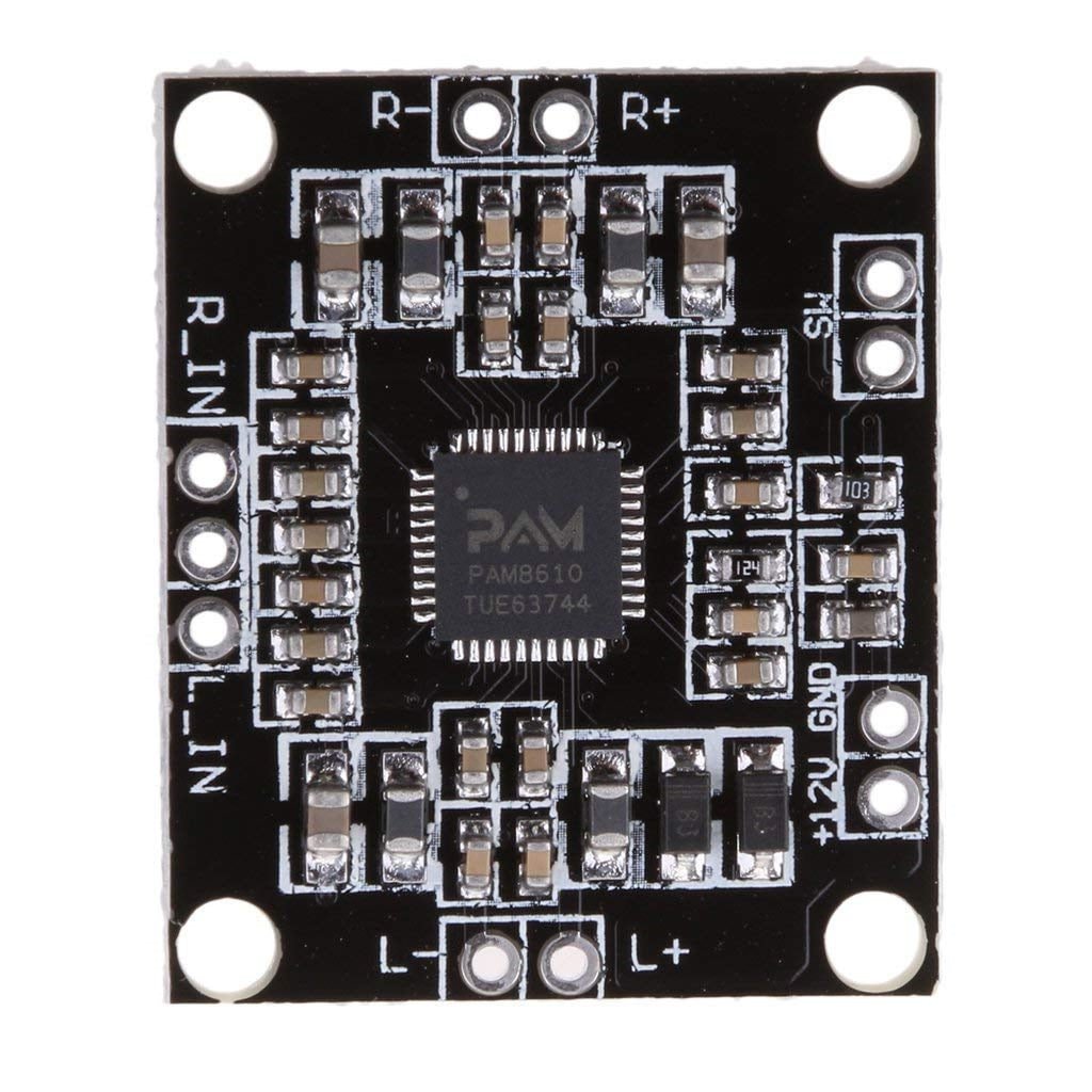 Amplificateur Numérique Stéréo PAM8610 2x15W Classe D - Mini Carte Ampli Pour Haut-parleurs 4-8Ω