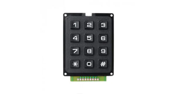 Keypad 4×3, 12-Key Hard Buttons Keyboard Module