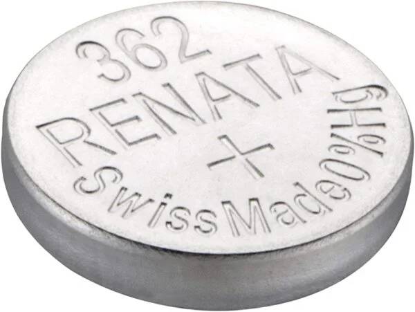 ⁦Renata 362 Battery (SR721SW) Silver Oxide 1.55V – Pack of 10⁩ - الصورة ⁦3⁩