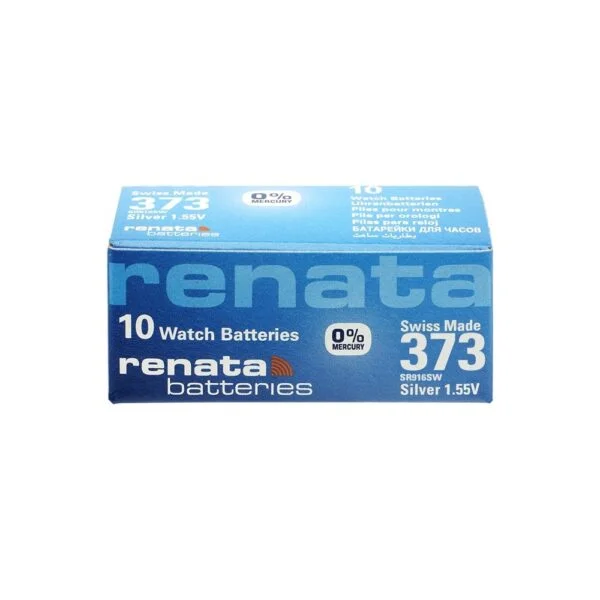 Renata 373 Battery (SR916SW) Silver Oxide 1.55V – Pack of 10