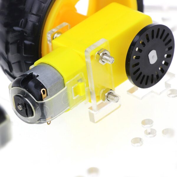 Car Chassis 4WD Motor with Rotary Encoder