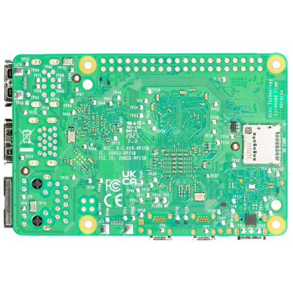 Raspberry Pi 5 Board Backside