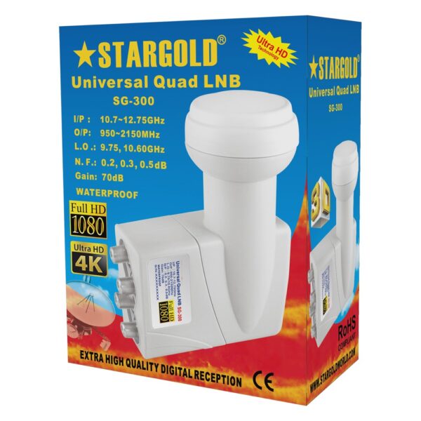 Stargold Quad LNB SG-300 Box