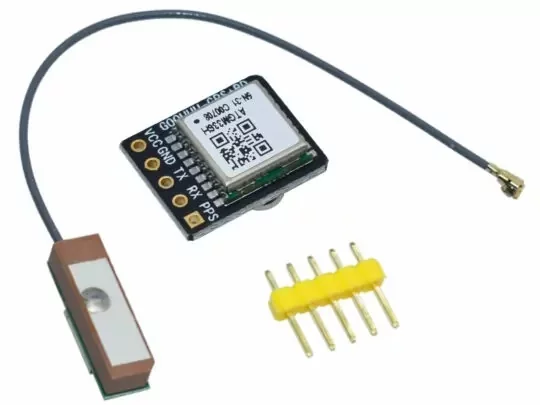 GPS Module ATGM336H with header pins and detachable antenna